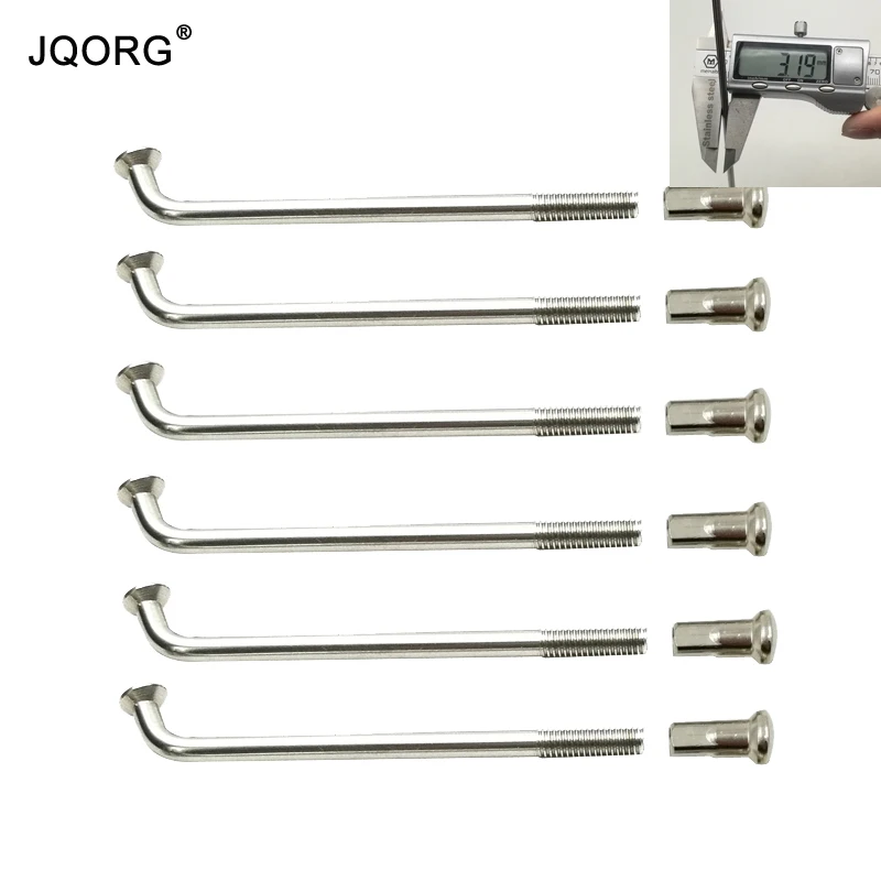 JQORG Spokes 10G Diameter 3.2mm National Standard E-bike Spokes Material 304 Stainless Steel J-bend Electric motorcycle Spokes
JQORG Spokes 10G Diameter 3.2mm National Standard E-bike Spokes Material 304 Stainless Steel J-bend Electric motorcycle Spokes