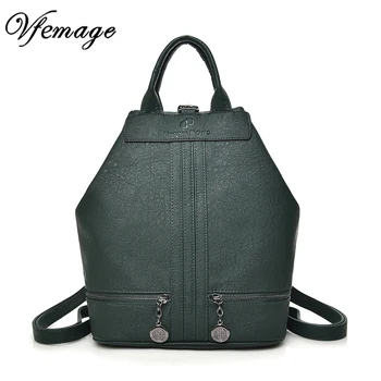 Vfemage Leather Women Backpack High Quality Female Multifunction Bagpack Anti Theft Ladies School Bags for Girls Sac a Dos
Vfemage Leather Women Backpack High Quality Female Multifunction Bagpack Anti Theft Ladies School Bags for Girls Sac a Dos
