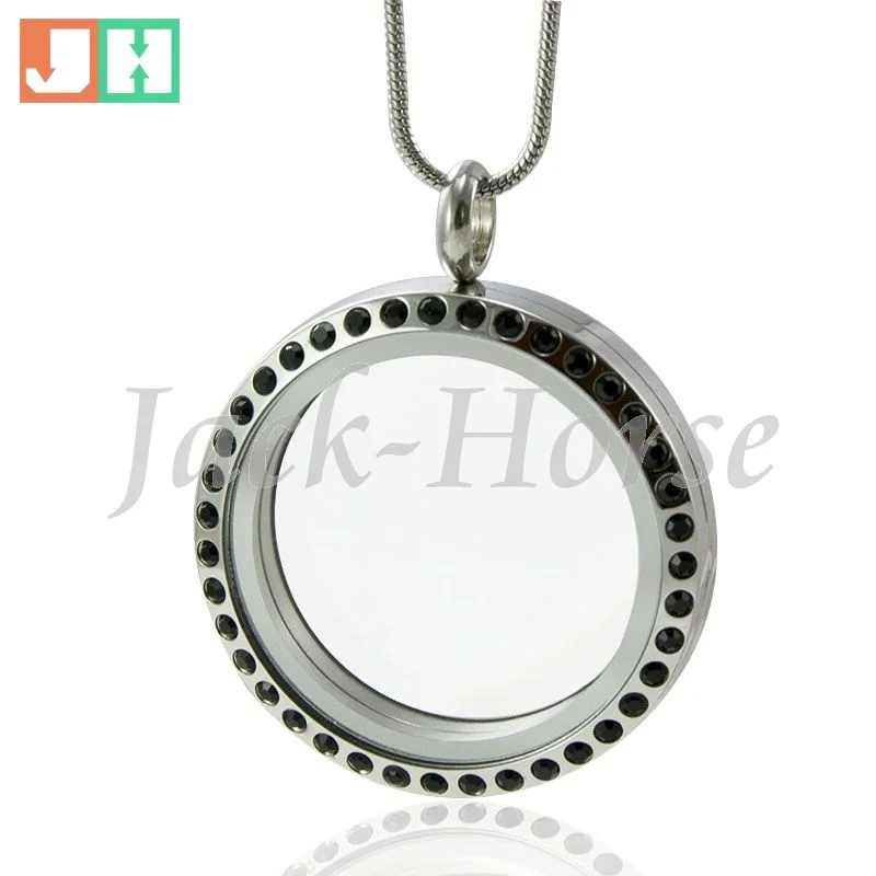 High quality 30mm wholesale glass locket 316L stainless steel magnetic floating locket, black crystal locket
High quality 30mm wholesale glass locket 316L stainless steel magnetic floating locket, black crystal locket