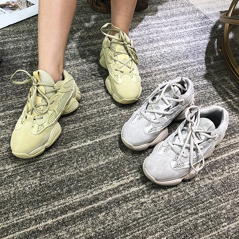 Ins Hot Sale Kanye Casual Shoes Female/Male Outdoor Sneakers Breathable Lace-up Flat Shoes Woman/Man Mesh Zapatos Mujer Flats
Ins Hot Sale Kanye Casual Shoes Female/Male Outdoor Sneakers Breathable Lace-up Flat Shoes Woman/Man Mesh Zapatos Mujer Flats