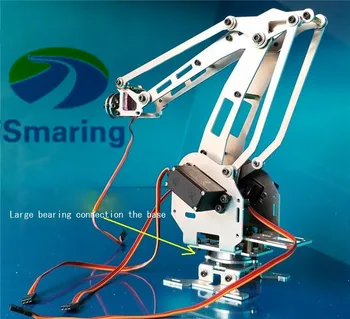Official iSmaring 4 DOF CNC Aluminum Robot Arm Frame 4 Asix Robot Manipulator Model with Optional Servo
Official iSmaring 4 DOF CNC Aluminum Robot Arm Frame 4 Asix Robot Manipulator Model with Optional Servo