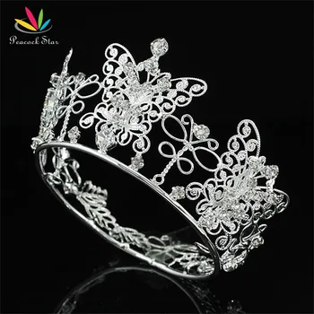 Peacock Star Vintage Style Butterfly New Born Baby Mini Crown Tiara Photo Prop Crystal Full Circle Round CT1122
Peacock Star Vintage Style Butterfly New Born Baby Mini Crown Tiara Photo Prop Crystal Full Circle Round CT1122