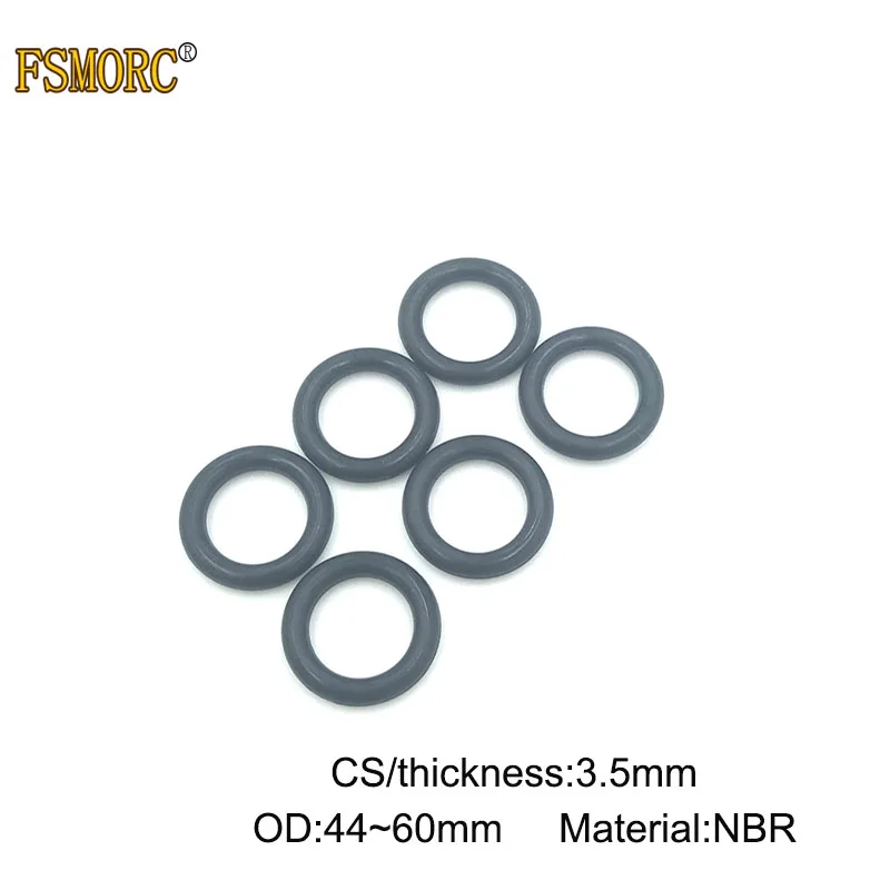 50pcs 3.5mm Thickness Nitrile Rubber O Rings OD 44 45 46 47 48 49 50 51 52 53 54 55 56 57 58 59 60mm NBR o ring sealing Gasket
50pcs 3.5mm Thickness Nitrile Rubber O Rings OD 44 45 46 47 48 49 50 51 52 53 54 55 56 57 58 59 60mm NBR o ring sealing Gasket