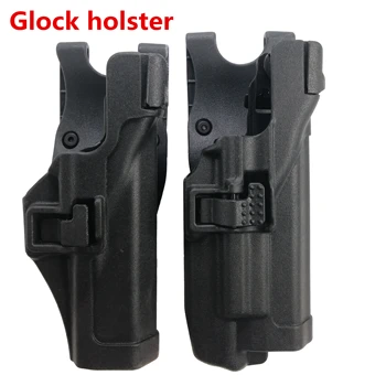 Tactical gun Carry Case Belt Holster Light Bearing For glock 17 19 22 23 31 32 Airsoft Air Right Hand gun Holster For Pistol
Tactical gun Carry Case Belt Holster Light Bearing For glock 17 19 22 23 31 32 Airsoft Air Right Hand gun Holster For Pistol