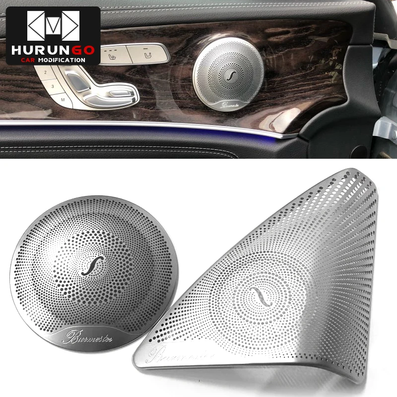 For Mercedes Benz New C Class W205 2015-2017 Car-styling stainless steel Car Door Audio Speaker Decorative Cover Trim 3D sticker
For Mercedes Benz New C Class W205 2015-2017 Car-styling stainless steel Car Door Audio Speaker Decorative Cover Trim 3D sticker
