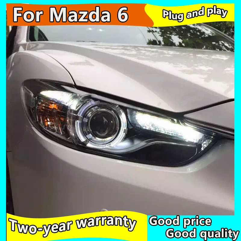 Автомобильный Стайлинг для Mazda 6 фар 2013-2016 Mazda6 Atenza светодиодный ные фары DRL Hid