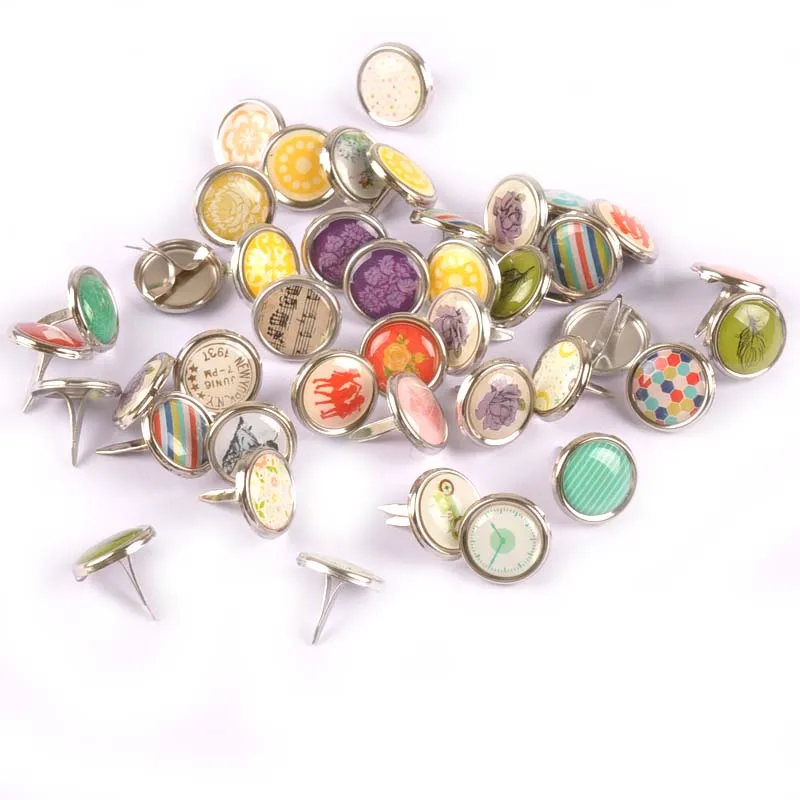 30Pcs Mix Pattern Round Metal Brads For DIY Handmade Decoration Embellishment Crafts Scrapbookings Fastener Brad 15 Mm C2158
30Pcs Mix Pattern Round Metal Brads For DIY Handmade Decoration Embellishment Crafts Scrapbookings Fastener Brad 15 Mm C2158