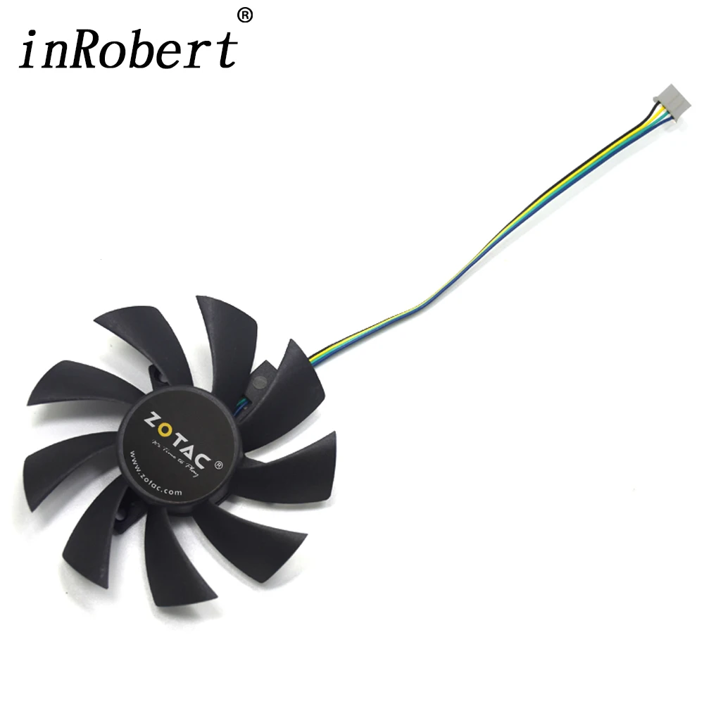 New 85mm DC 12V 4Pin VGA Cooler Fan Replacement For Zotac GTX1060 6Gb GTX 1060 3GB Mini HP RX480 HPRX480 Graphics Video Card DIY
New 85mm DC 12V 4Pin VGA Cooler Fan Replacement For Zotac GTX1060 6Gb GTX 1060 3GB Mini HP RX480 HPRX480 Graphics Video Card DIY