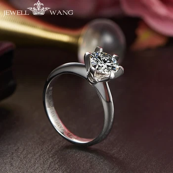Jewellwang Moissanite Rings For Women 18K White Gold Prong Setting Engagement Love 0.5ct Certified vvs1 Ring
Jewellwang Moissanite Rings For Women 18K White Gold Prong Setting Engagement Love 0.5ct Certified vvs1 Ring