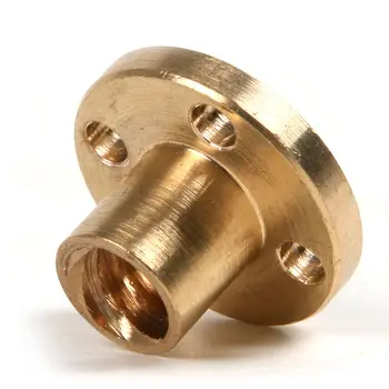 1pcs TR8 ACME BRASS NUT for TR8x2/TR8x4/TR8x8 lead screw for Reprap 3D printer and CNC mill
1pcs TR8 ACME BRASS NUT for TR8x2/TR8x4/TR8x8 lead screw for Reprap 3D printer and CNC mill