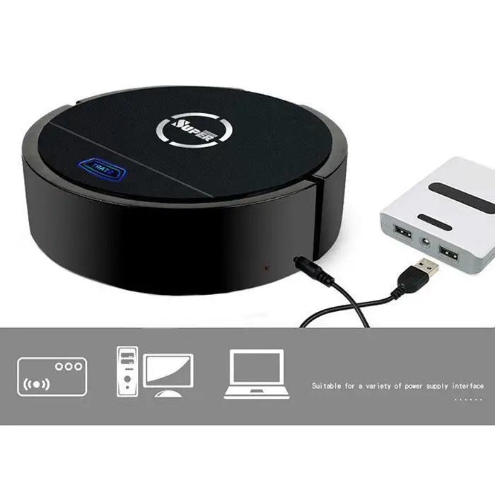 USB Rechargeable Auto Cleaning Robot Smart Sweeping Robot Floor Dirt Dust Hair Noiseless Vacuum Sweeper New
USB Rechargeable Auto Cleaning Robot Smart Sweeping Robot Floor Dirt Dust Hair Noiseless Vacuum Sweeper New