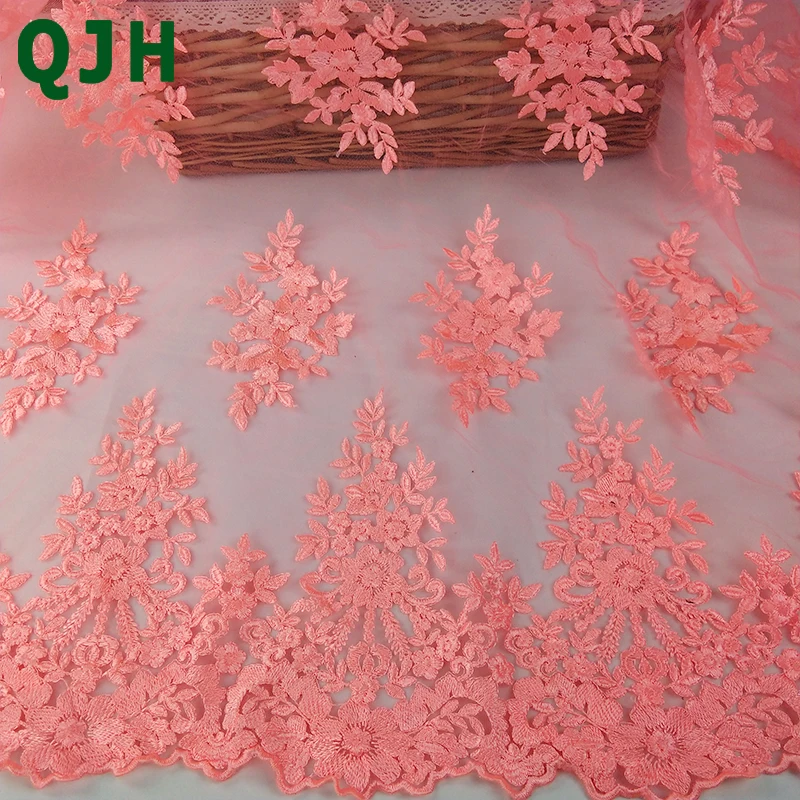 Pink French Tulle Embroidery Mesh Lace Fabric 2018 Latest African Guipure Lace Fabrics For Dress Polyester silk 130cm Width
Pink French Tulle Embroidery Mesh Lace Fabric 2018 Latest African Guipure Lace Fabrics For Dress Polyester silk 130cm Width