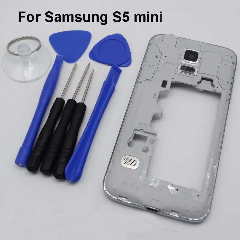 New original Mid Middle Frame Plate Bezel Housing + Camera Lens Cover For Samsung Galaxy S5 mini G800f G800H + Free Tools
New original Mid Middle Frame Plate Bezel Housing + Camera Lens Cover For Samsung Galaxy S5 mini G800f G800H + Free Tools