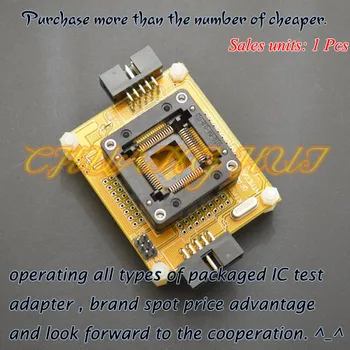 IC TEST QFP64 TQFP64 LQFP64 test socket for atmega64 atmega128 AVR MCU ISP/JTAG socket
IC TEST QFP64 TQFP64 LQFP64 test socket for atmega64 atmega128 AVR MCU ISP/JTAG socket