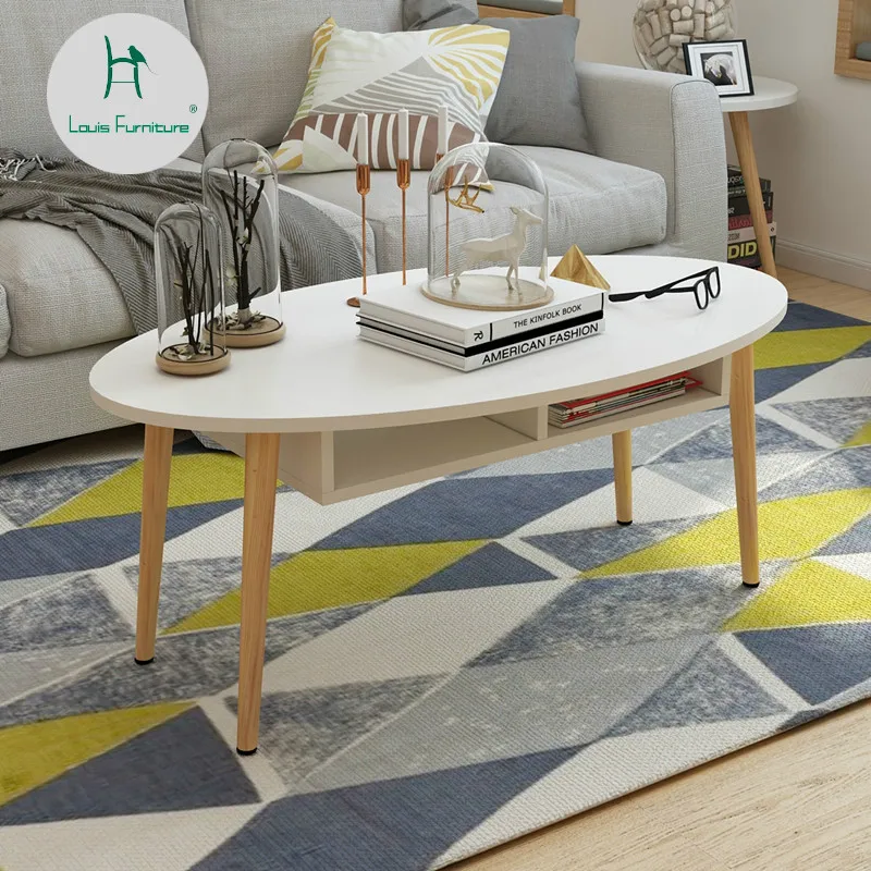 Louis Fashion Coffee Tables North European Solid Wood Simple Sofa Living Room Small Type Tea Oval Tea Small
Louis Fashion Coffee Tables North European Solid Wood Simple Sofa Living Room Small Type Tea Oval Tea Small