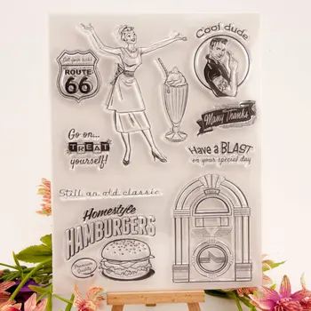 Mother's day burger Transparent Clear Silicone Stamp/Seal for DIY scrapbooking/photo album Decorative clear stamp sheets 
Mother's day burger Transparent Clear Silicone Stamp/Seal for DIY scrapbooking/photo album Decorative clear stamp sheets