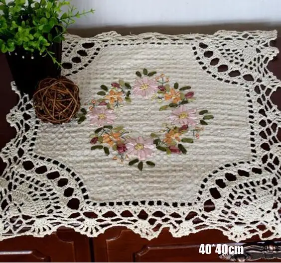 Vintage Lace Placemat coffee cotton embroidery Table place Mat cloth Doily Cup tea Coaster mug drink Pad party wedding kitchen
Vintage Lace Placemat coffee cotton embroidery Table place Mat cloth Doily Cup tea Coaster mug drink Pad party wedding kitchen