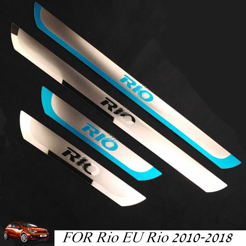 RIO Stainless Steel Scuff Plate Door Sill Car Door Sill Protective Cover For KIA RIO K2 XLINE 2014-2018
RIO Stainless Steel Scuff Plate Door Sill Car Door Sill Protective Cover For KIA RIO K2 XLINE 2014-2018
