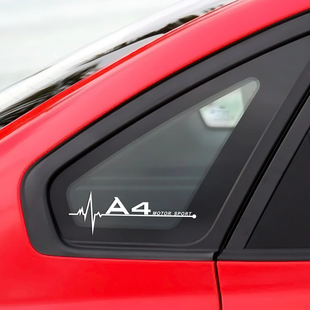 2PCS Car Side Window Stickers For Audi A4 B5 B6 B7 B8 B9 Captivating Reflective Decals PVC Graphical Auto Decoration Accessories
2PCS Car Side Window Stickers For Audi A4 B5 B6 B7 B8 B9 Captivating Reflective Decals PVC Graphical Auto Decoration Accessories