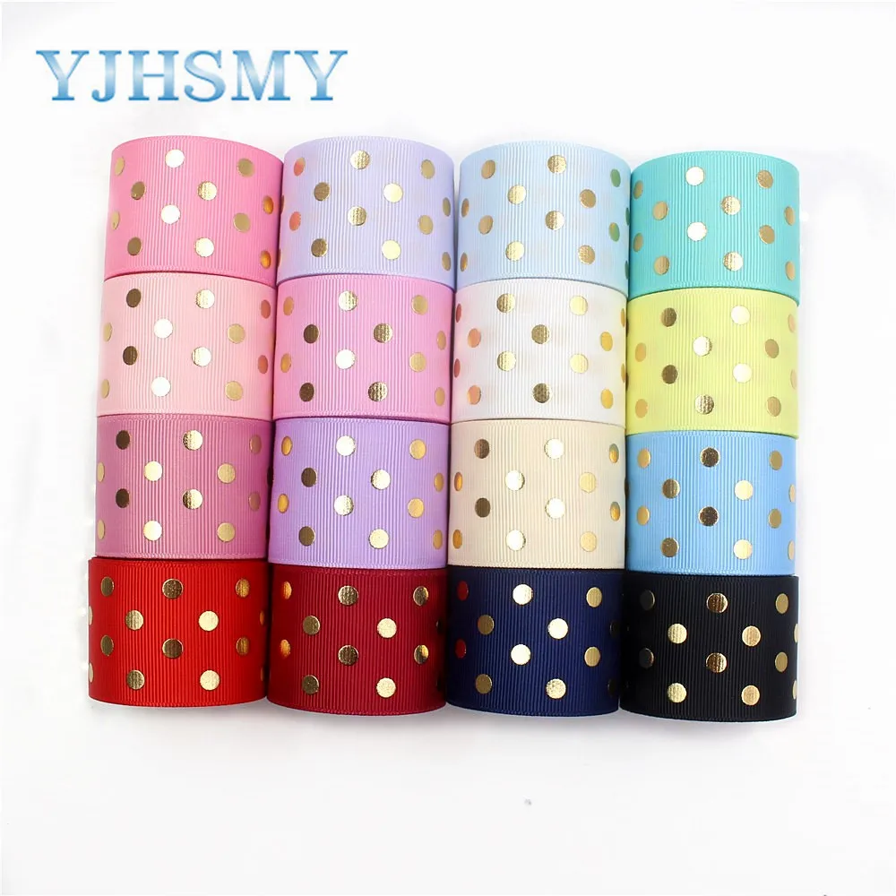 I-19518-1248, 38mm 1-1/2'' Cartoon color gold dots printed grosgrain ribbon packaging design, DIY accessories handmade materials
I-19518-1248, 38mm 1-1/2'' Cartoon color gold dots printed grosgrain ribbon packaging design, DIY accessories handmade materials