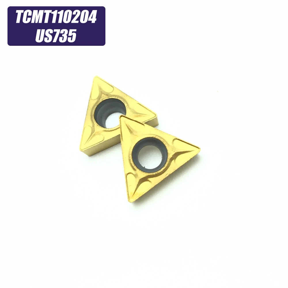 20PCS TCMT110204 US735 Carbide Inserts Internal Turning Tools Cutting Tool CNC Tools Lathe tools Lathe cutter
20PCS TCMT110204 US735 Carbide Inserts Internal Turning Tools Cutting Tool CNC Tools Lathe tools Lathe cutter