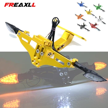 For YAMAHA MT07 FZ07 MT 07 MT09 MT 09 MT-09 YZF R1 R6 R3 Motorcycle Fender Bracket License Plate Light Stand LED Signal Light
For YAMAHA MT07 FZ07 MT 07 MT09 MT 09 MT-09 YZF R1 R6 R3 Motorcycle Fender Bracket License Plate Light Stand LED Signal Light