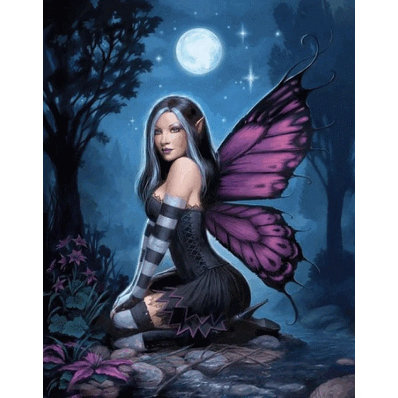 5D Diy Cross Stitch Diamond Embroidery Home Decor Diamond Painting Crafts Rhinestone Painting Art, Moonlight Butterfly Elf
5D Diy Cross Stitch Diamond Embroidery Home Decor Diamond Painting Crafts Rhinestone Painting Art, Moonlight Butterfly Elf