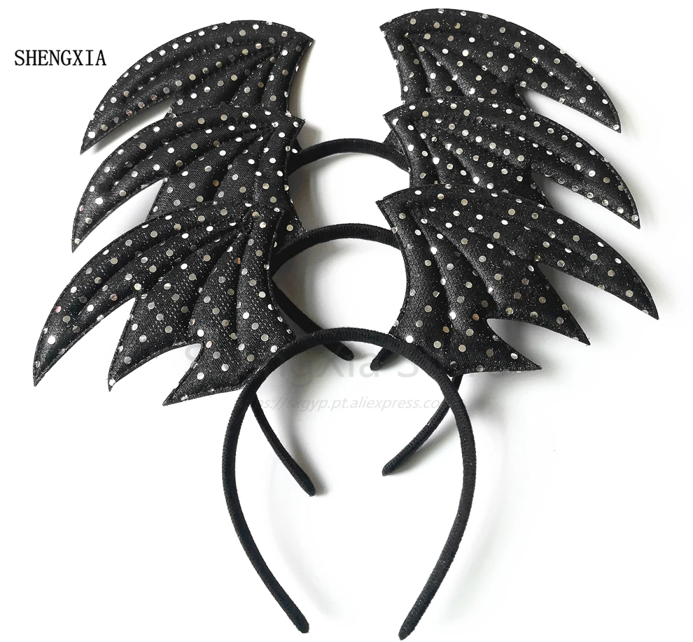 New Halloween bat headband witch hair band holiday party wings hair accessories men and women role playing ambience headdress
New Halloween bat headband witch hair band holiday party wings hair accessories men and women role playing ambience headdress