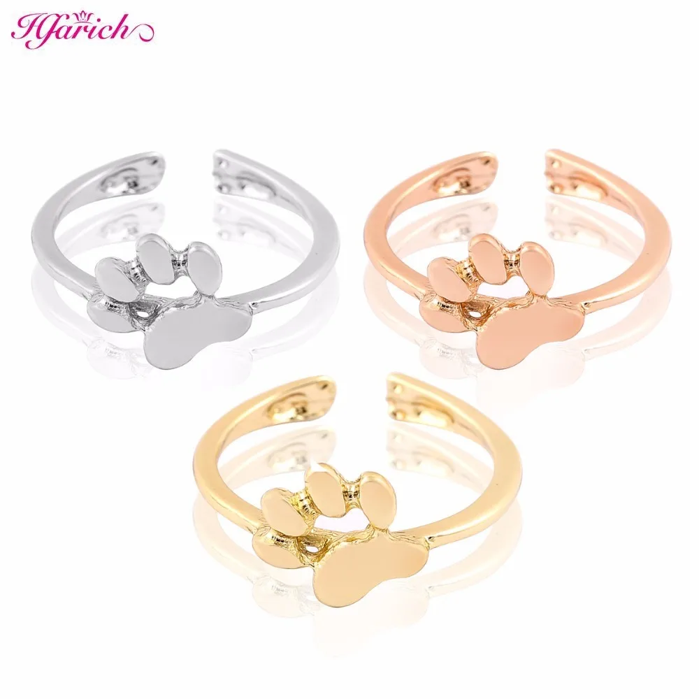 Hfarich Animal Jewelry Cat Print rings for women Open Dog Paw Fashion female Party Christmas Gifts bague ring New year Gift
Hfarich Animal Jewelry Cat Print rings for women Open Dog Paw Fashion female Party Christmas Gifts bague ring New year Gift