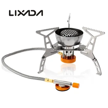 Lixada Mini Outdoor Camping Stoves Cooking 3200W Big Power Windproof Gas Stove Butane Burner Portable Foldable Split Furnace 
Lixada Mini Outdoor Camping Stoves Cooking 3200W Big Power Windproof Gas Stove Butane Burner Portable Foldable Split Furnace