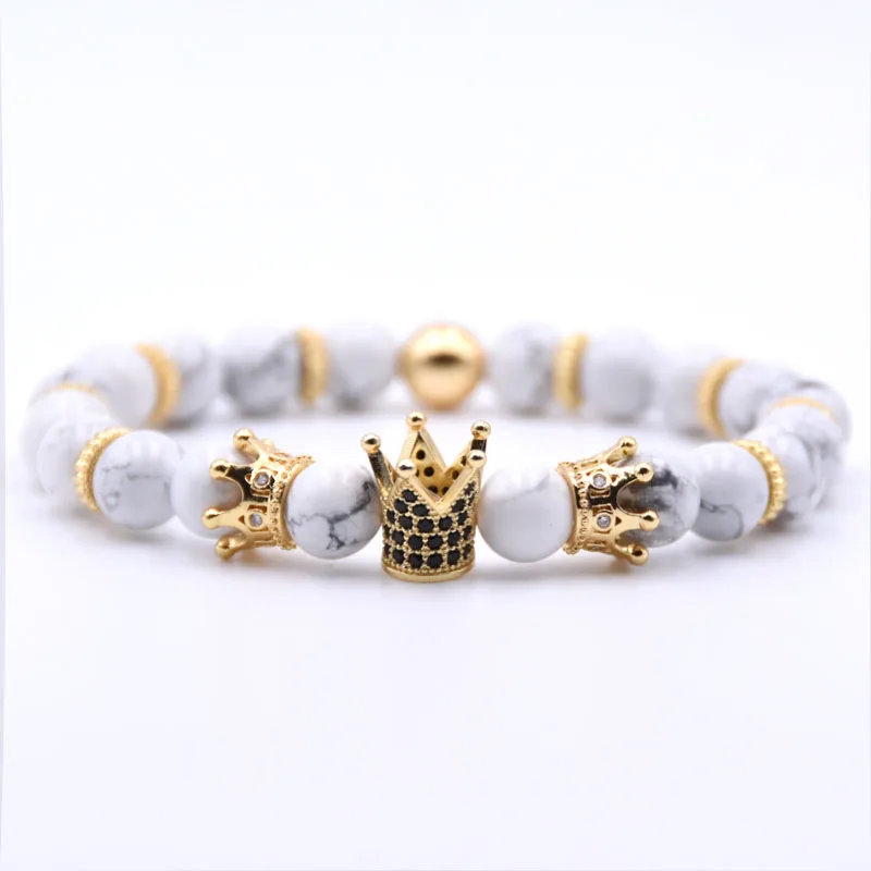 KANGKANG 8mm Natural stone Beads Elastic Line bracelets charm imperial crown Bracelet for men&women 7 styles Jewellery 2018
KANGKANG 8mm Natural stone Beads Elastic Line bracelets charm imperial crown Bracelet for men&women 7 styles Jewellery 2018