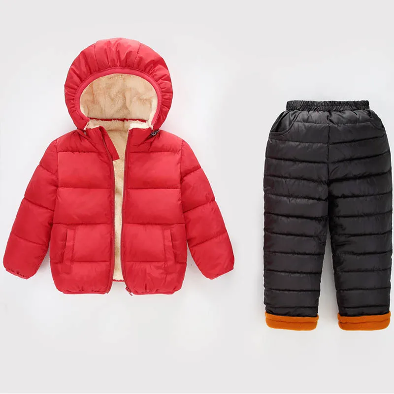 2018 Russia Winter Snowsuit Coats+Pants 2Pcs Girls Boys Warm Solid Custom Overalls Kids Clothes Children Hooded Jumpsuit E205
2018 Russia Winter Snowsuit Coats+Pants 2Pcs Girls Boys Warm Solid Custom Overalls Kids Clothes Children Hooded Jumpsuit E205