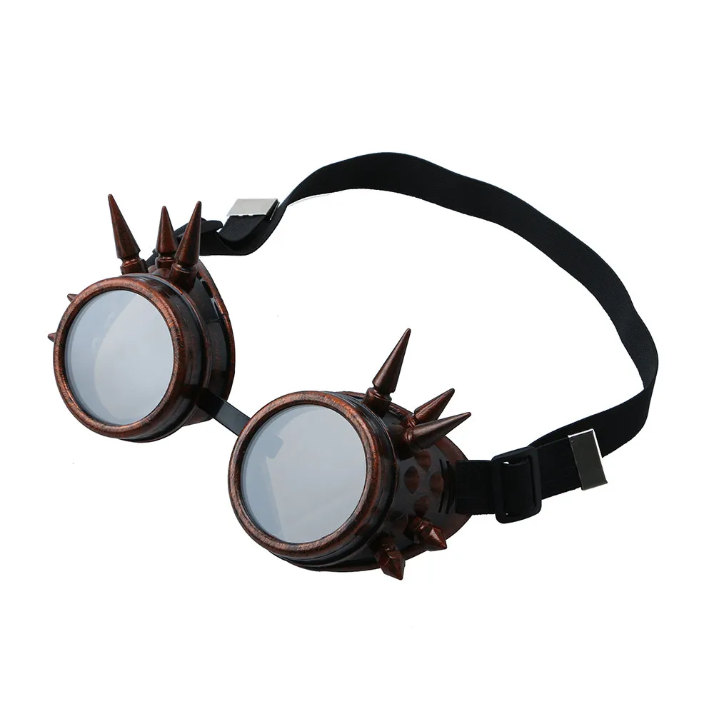 Fashion Men Women Welding Goggles Gothic Steampunk Cosplay Antique Spikes Vintage Glasses Eyewear Goggles Punk Rivet
Fashion Men Women Welding Goggles Gothic Steampunk Cosplay Antique Spikes Vintage Glasses Eyewear Goggles Punk Rivet