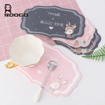 Roogo Silicone Cup Coaster Placemat for Dining Table Mat Pink Blue Black Hot Pad Drink Coasters Kitchen Dish Mat Individual
Roogo Silicone Cup Coaster Placemat for Dining Table Mat Pink Blue Black Hot Pad Drink Coasters Kitchen Dish Mat Individual