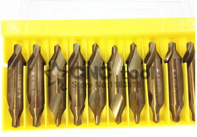 Free Delivery 1.0mm~5.0mm 10pcs HSS CO M35 60 degrees Containing cobalt spiral center drill Processing of stainless steel etc
Free Delivery 1.0mm~5.0mm 10pcs HSS CO M35 60 degrees Containing cobalt spiral center drill Processing of stainless steel etc