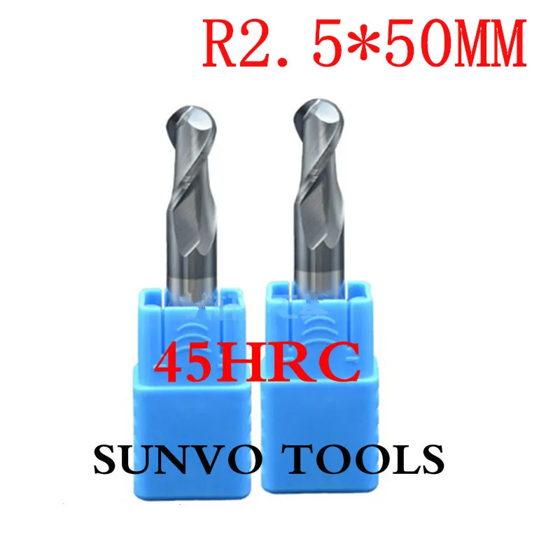 5PCS Tungsten Carbide Ball nose End Mills Spiral Bits CNC Router Bits 2 Flutes HRC55
5PCS Tungsten Carbide Ball nose End Mills Spiral Bits CNC Router Bits 2 Flutes HRC55