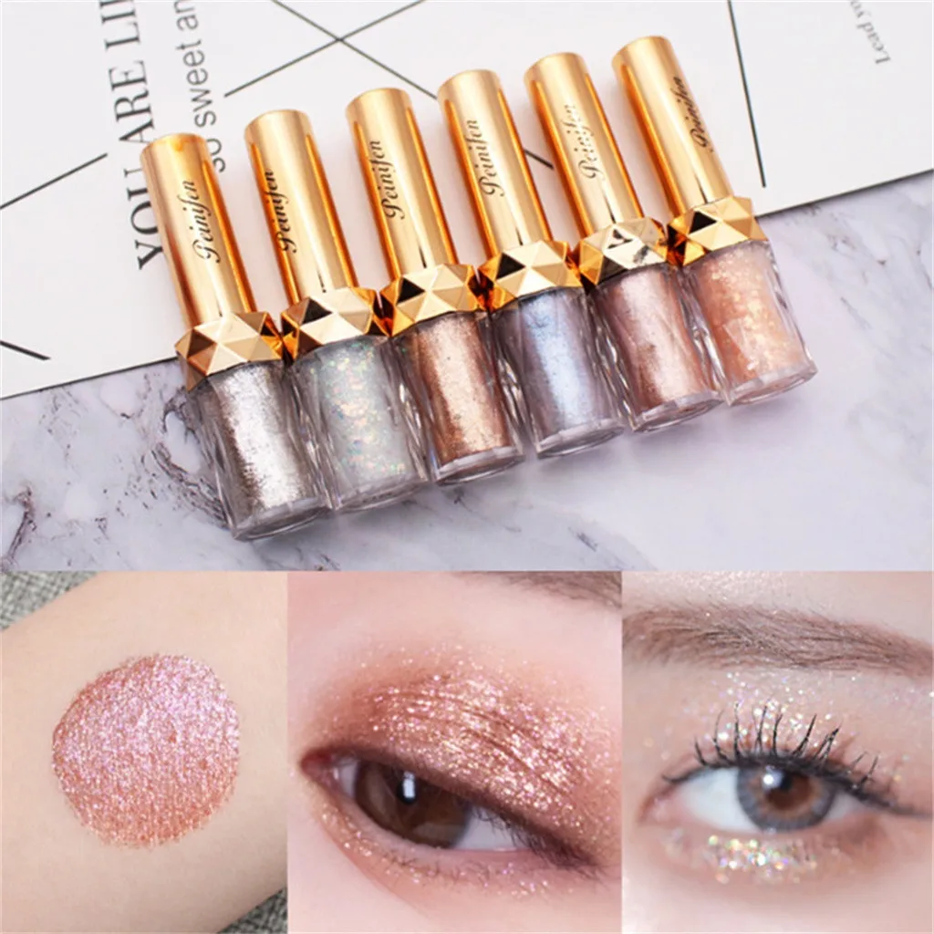 Portable 6 Colors Metallic Shiny Smoky Eyes Eyeshadow Waterproof Glitter Liquid Eyeliner G701
Portable 6 Colors Metallic Shiny Smoky Eyes Eyeshadow Waterproof Glitter Liquid Eyeliner G701