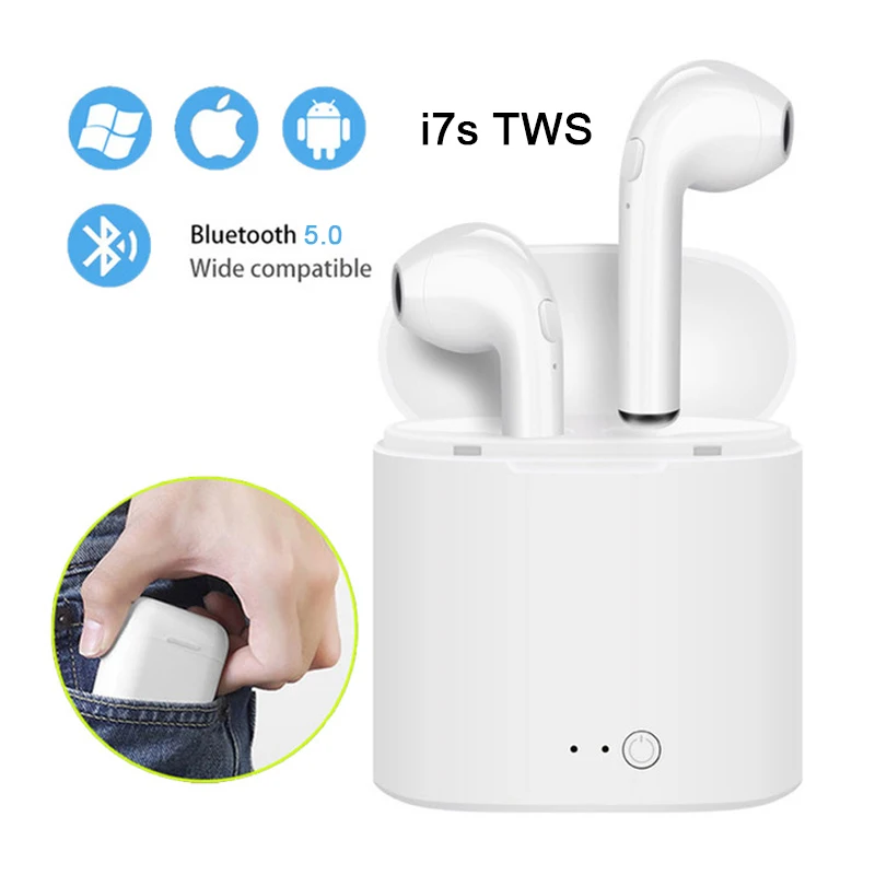 I7s TWS Mini Wireless Bluetooth Earphone Mic For Iphone Xiaomi All Smart Phone Stereo Earbud Headset With Charging Box
I7s TWS Mini Wireless Bluetooth Earphone Mic For Iphone Xiaomi All Smart Phone Stereo Earbud Headset With Charging Box