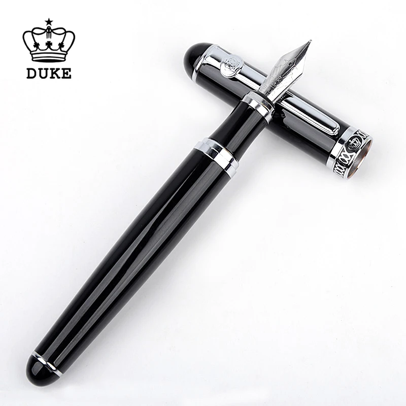 luxury brand DUKE D2 black metal Fountain Pen lead office stationery fashion calligraphy ink Pens gift
luxury brand DUKE D2 black metal Fountain Pen lead office stationery fashion calligraphy ink Pens gift