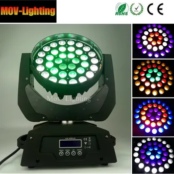 4 unit 36X18W LED zoom moving head light RGBWAUV Wash Effcect Light for Dj equipment
4 unit 36X18W LED zoom moving head light RGBWAUV Wash Effcect Light for Dj equipment