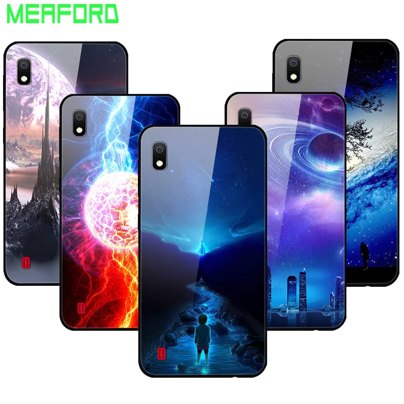 For Samsung A10 Case Tempered Glass Planet Space Cover Glass Back Case for Samsung Galaxy A10 A 10 A105 A105F Coque Shell Cover
For Samsung A10 Case Tempered Glass Planet Space Cover Glass Back Case for Samsung Galaxy A10 A 10 A105 A105F Coque Shell Cover