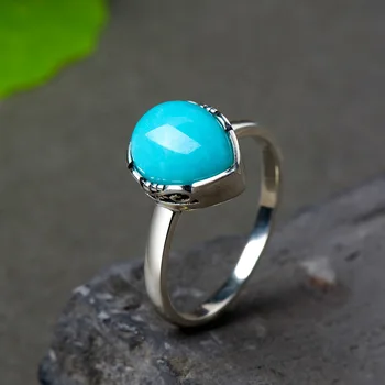 Authentic Sterling Silver 925 Ring Designer Jewelry Water Drop Turquoise Rings For Women Natural Stone Fine Jewellery
Authentic Sterling Silver 925 Ring Designer Jewelry Water Drop Turquoise Rings For Women Natural Stone Fine Jewellery