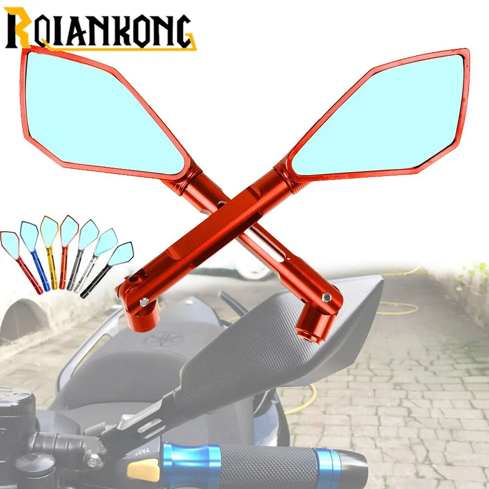 Motorcycle Rearview Mirror Rear View CNC Aluminum for Honda MSX 125 CB650R CB125R XADV X ADV 750 X11 ST1300 Yamaha FZ6 FAZER 
Motorcycle Rearview Mirror Rear View CNC Aluminum for Honda MSX 125 CB650R CB125R XADV X ADV 750 X11 ST1300 Yamaha FZ6 FAZER