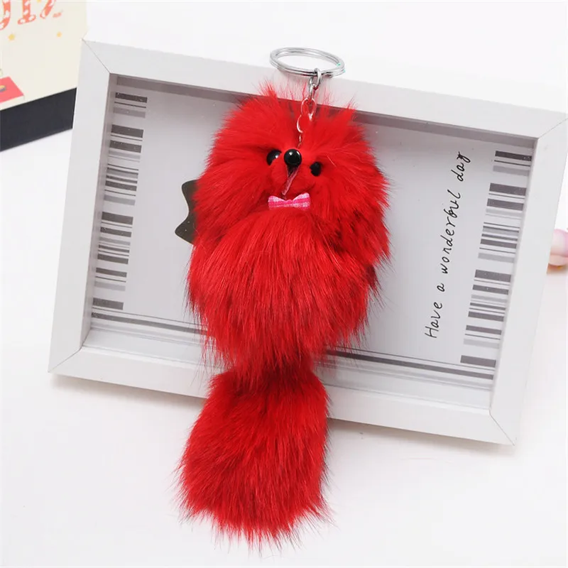 Pompom Fox Fur Key Chain Woman Bag Charms Car Keychain Key Ring Small Fox Shape Pendant Keyring Jewelry Trinket Llaveros
Pompom Fox Fur Key Chain Woman Bag Charms Car Keychain Key Ring Small Fox Shape Pendant Keyring Jewelry Trinket Llaveros