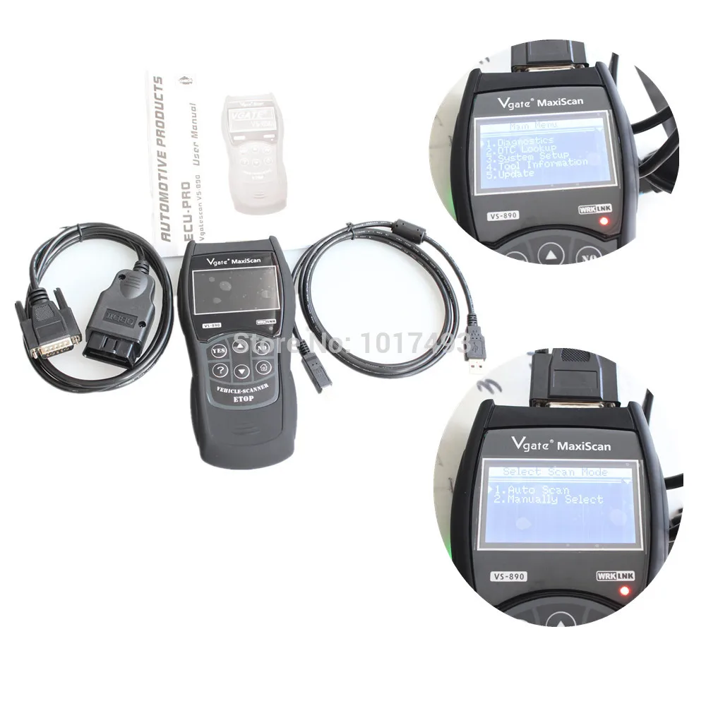 2016Live Data Scanner Vgate MaxiScan VS890 Universal Diagnostic Tool Multi-language Auto Scantool MaxiScan VS 890 OBD2 Scanner
2016Live Data Scanner Vgate MaxiScan VS890 Universal Diagnostic Tool Multi-language Auto Scantool MaxiScan VS 890 OBD2 Scanner
