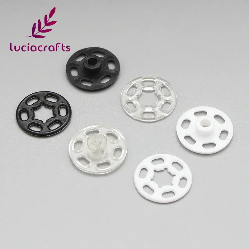 Lucia crafts 20 set Black/White/Clear Invisible Nylon Snap Fasteners Press Button Stud DIY Sewing Garment Accessories E0517
Lucia crafts 20 set Black/White/Clear Invisible Nylon Snap Fasteners Press Button Stud DIY Sewing Garment Accessories E0517