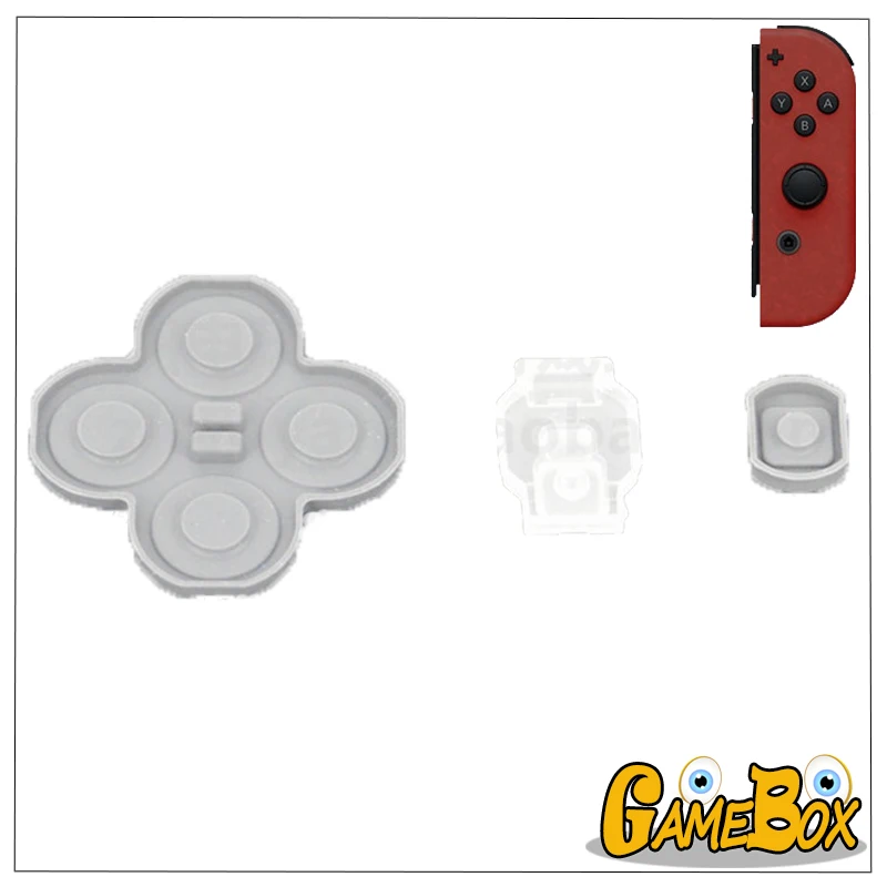 Силиконовая клавиатура резиновый проводящий кнопки для Nintendo Switch Joy-Con Проводящие