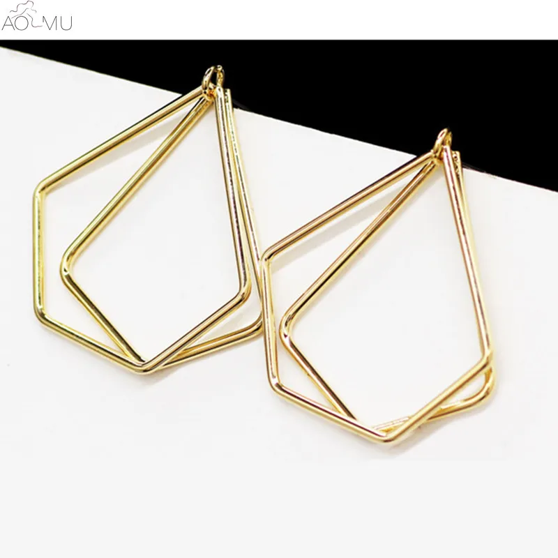 AOMU 2018 Fashion Large Gold Silver Hyperbole Geometric Irregular Polygon Hollow Metal Drop Earrings for Women Girl
AOMU 2018 Fashion Large Gold Silver Hyperbole Geometric Irregular Polygon Hollow Metal Drop Earrings for Women Girl