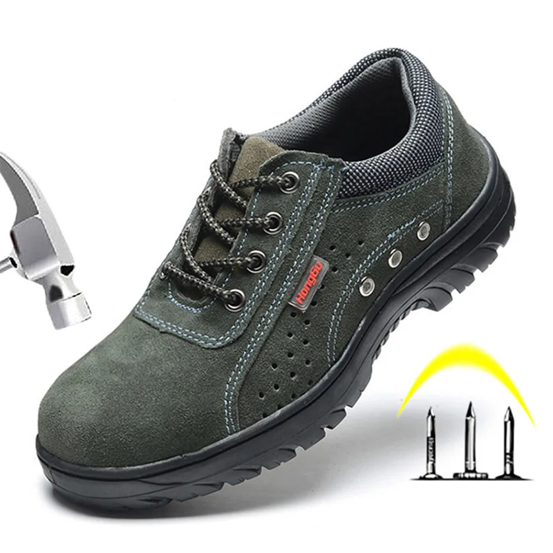 Men Shoes Steel Toe Shoes Work Safety Boot Breathable Slip On work boots Mens Labor Insurance Anti-smashing Piercing Safety Shoe
Men Shoes Steel Toe Shoes Work Safety Boot Breathable Slip On work boots Mens Labor Insurance Anti-smashing Piercing Safety Shoe