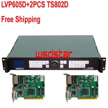 VDWALL LVP605D LED Video Processor with 2pcs LED sending card TS802D LED rental screen video processor Free Shipping
VDWALL LVP605D LED Video Processor with 2pcs LED sending card TS802D LED rental screen video processor Free Shipping